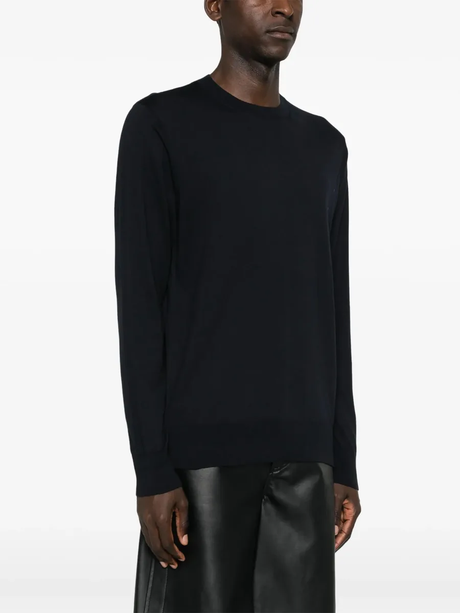 crew-neck fine-knit jumper 5