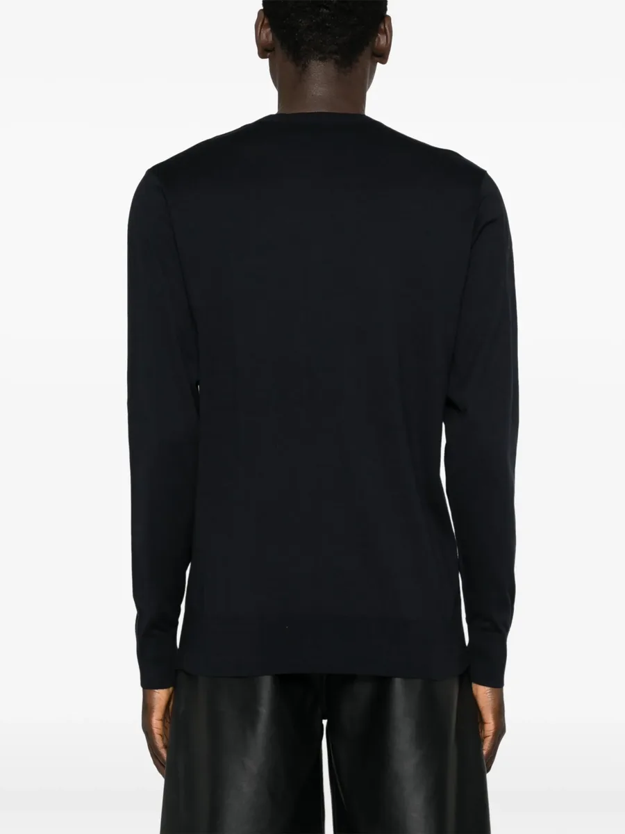 crew-neck fine-knit jumper 8