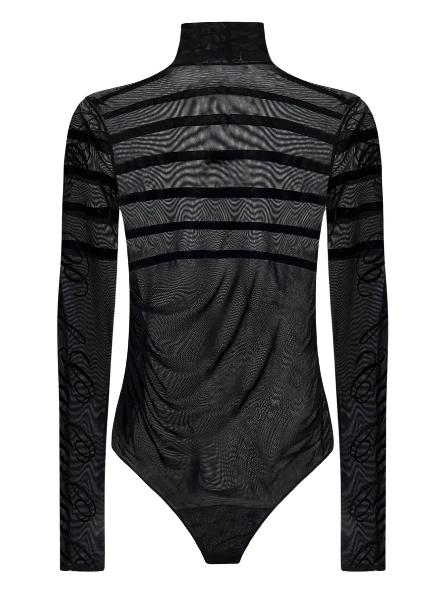 striped mesh bodysuit 4