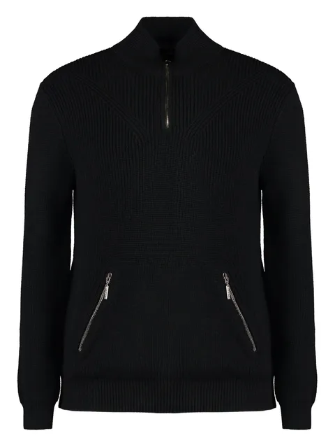 Cloud zip-neck sweater
