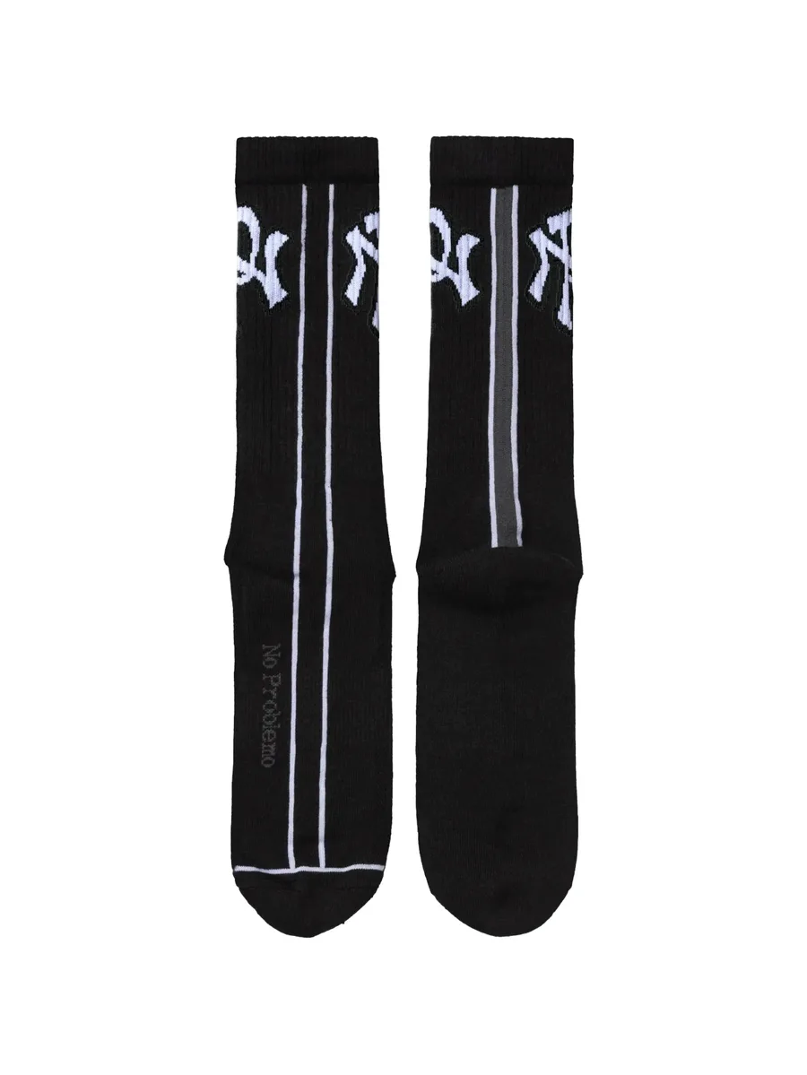 NYP logo-jacquard socks 6