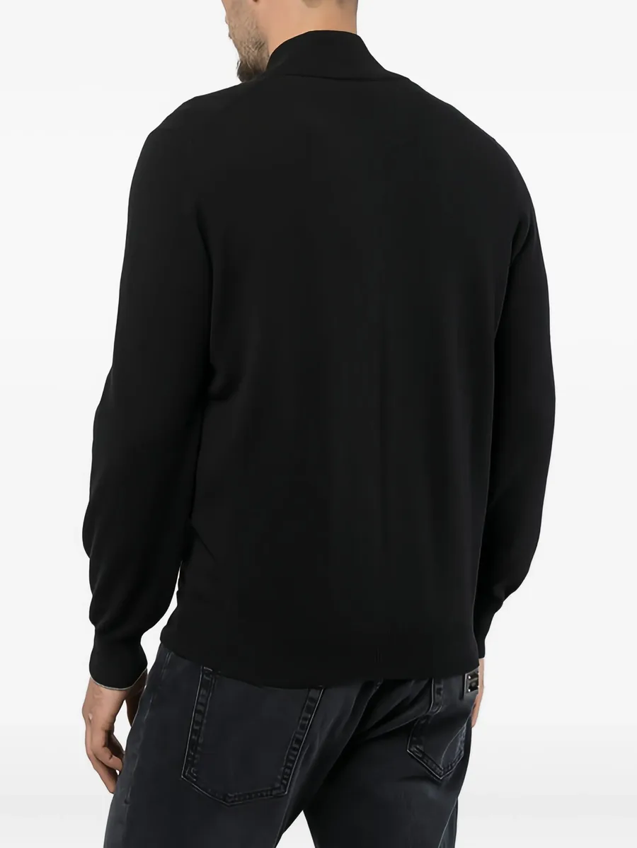 zip-neck cashmere cardigan 5