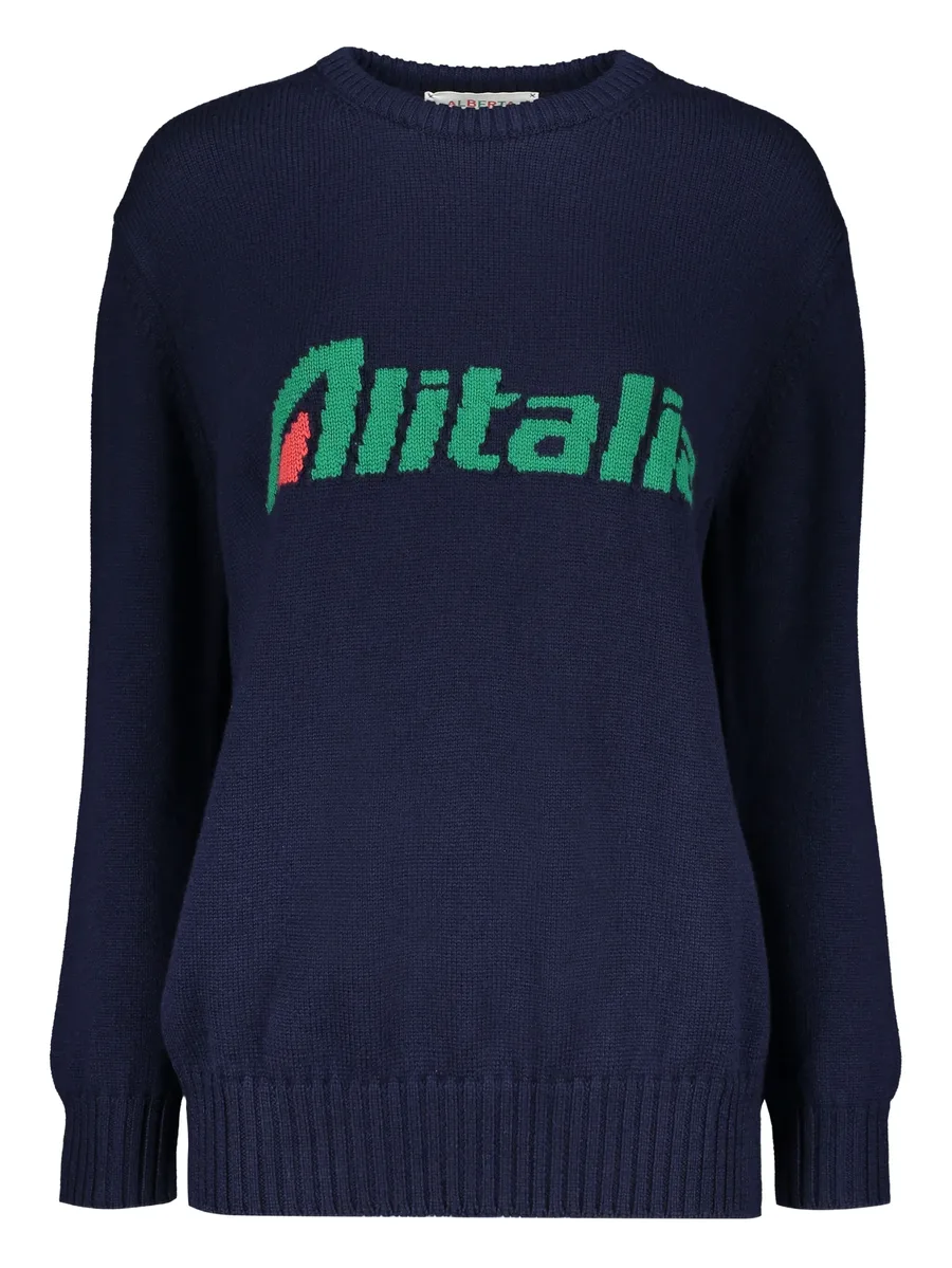 джемпер 'Alitalia' вязки интарсия 1