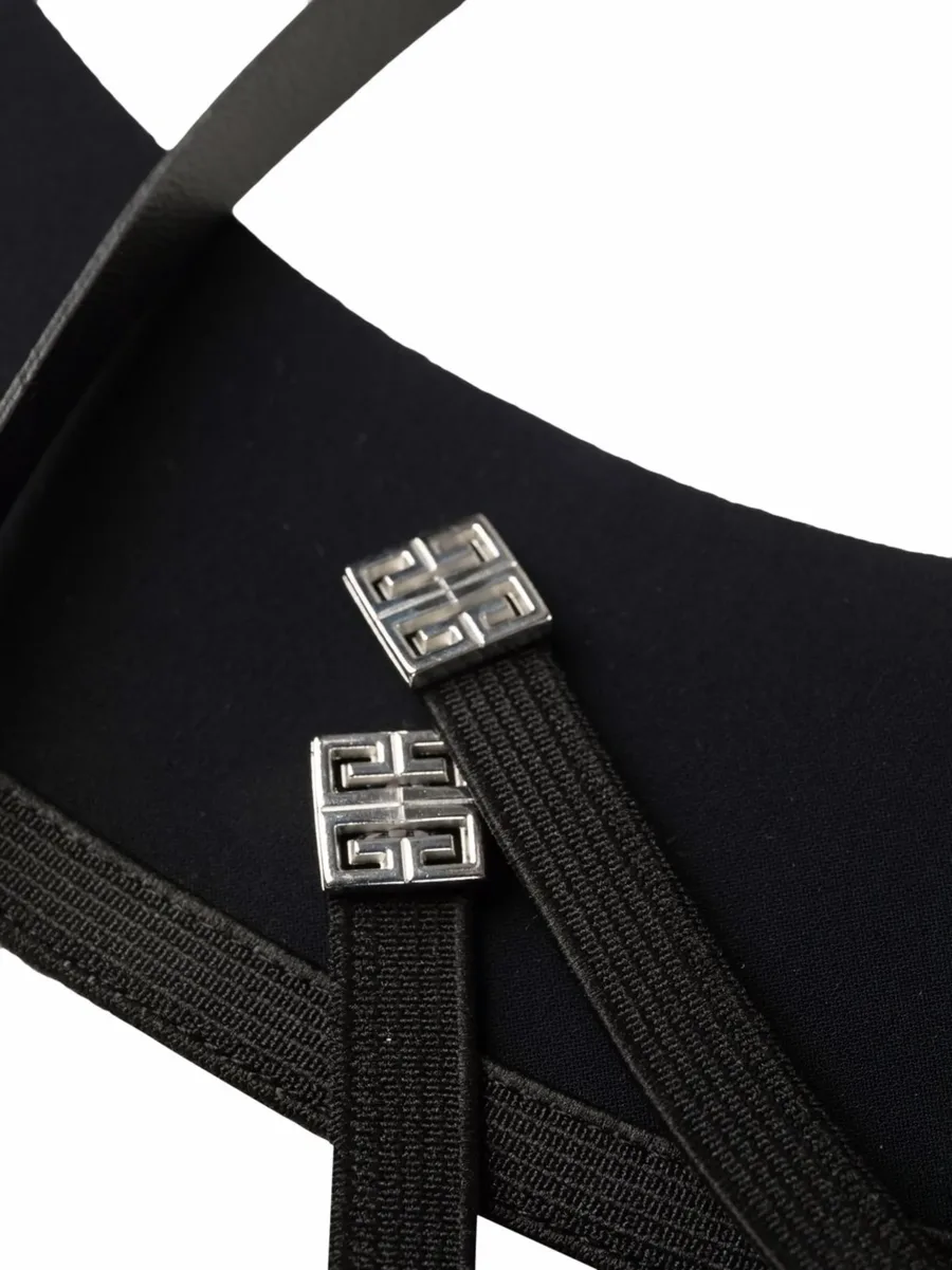 strap-detail cut-out bra 6