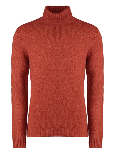 ribbed turtleneck sweater