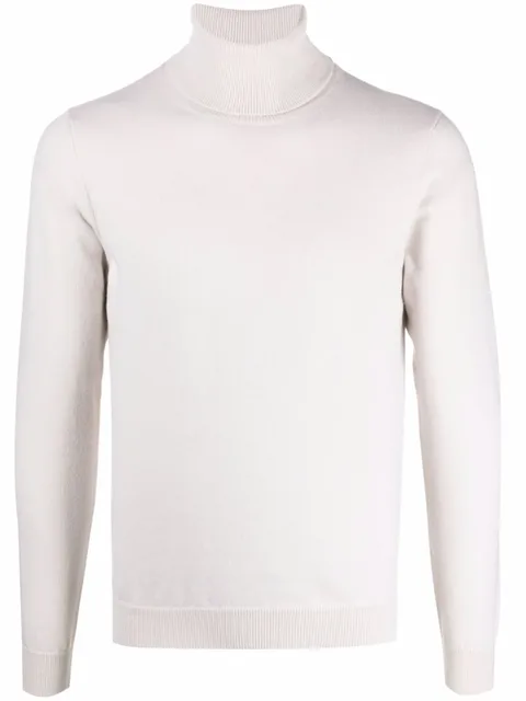 roll neck cashmere jumper