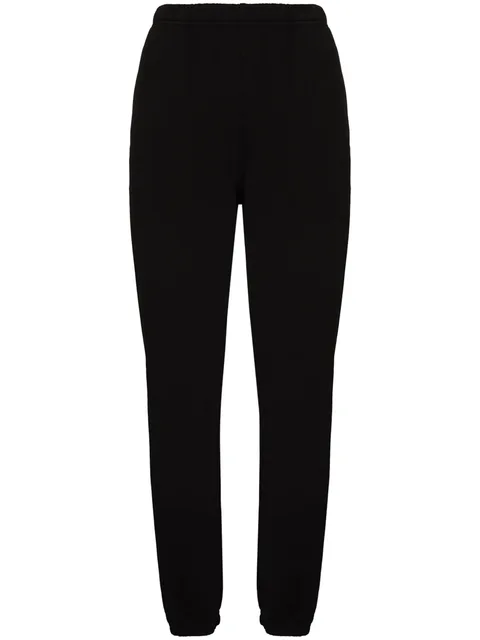 tapered cotton track pants