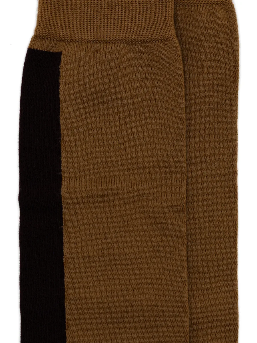 logo-print colour-block socks 6