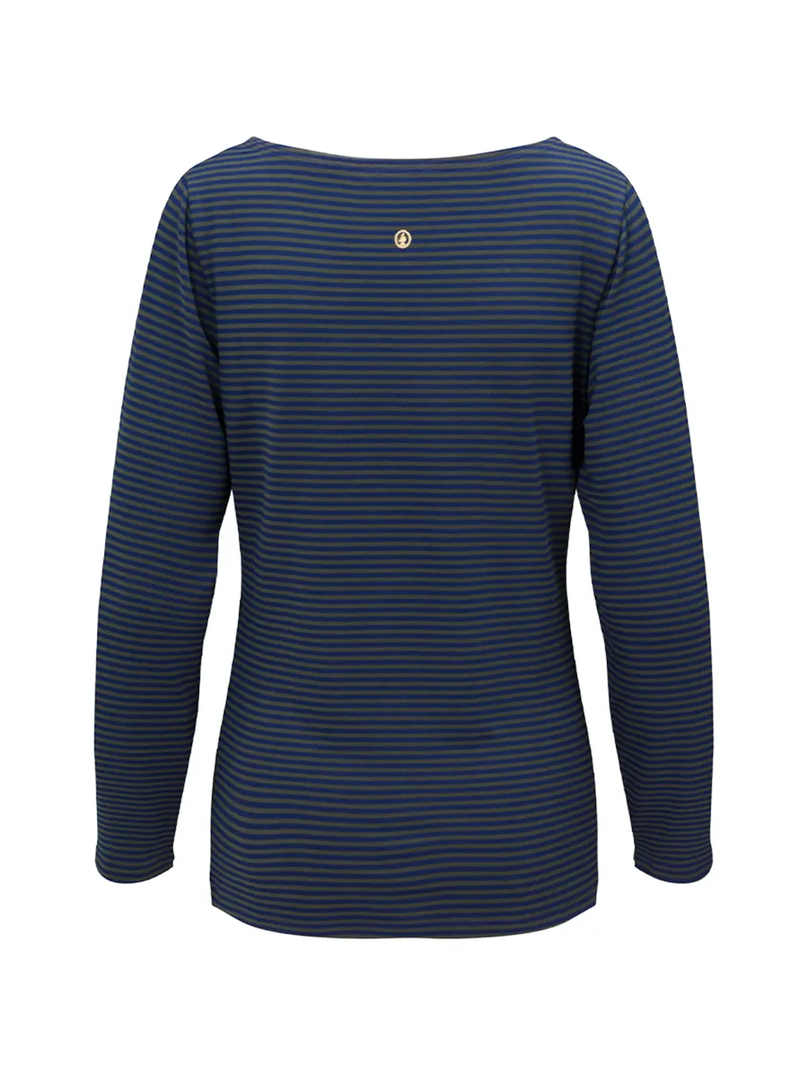 striped long-sleeved loungewear 4
