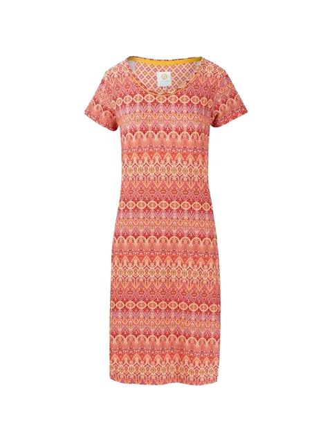 printed short-sleeve nightdress