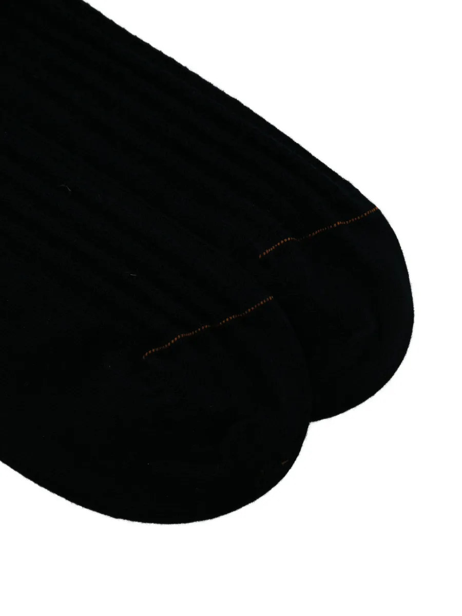 ribbed-knit mid-calf socks 4