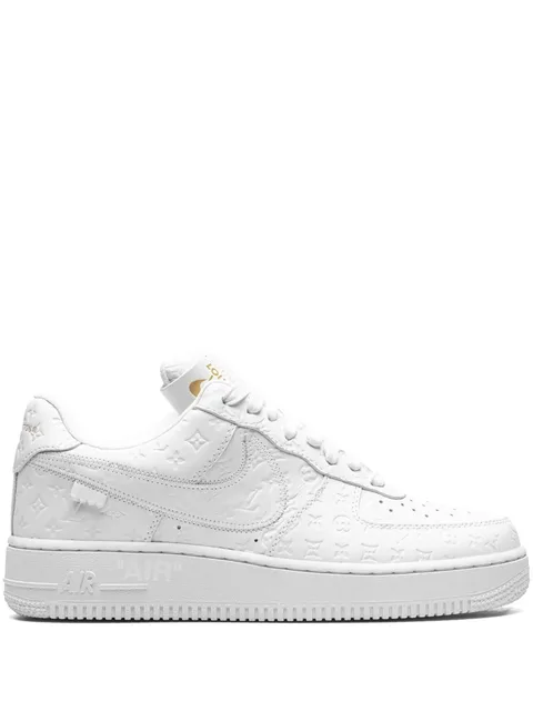 кроссовки Air Force 1 Low Virgil Abloh - White/White из коллаборации с Louis Vuitton