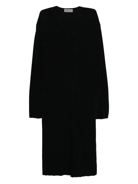 twisted jersey coat