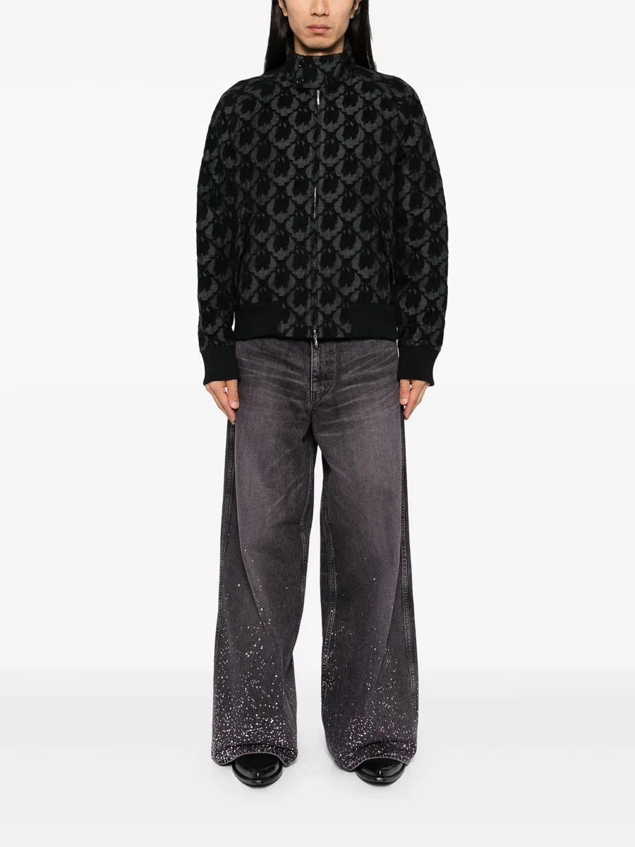 Bat Jacquard Drizzler jacket 4