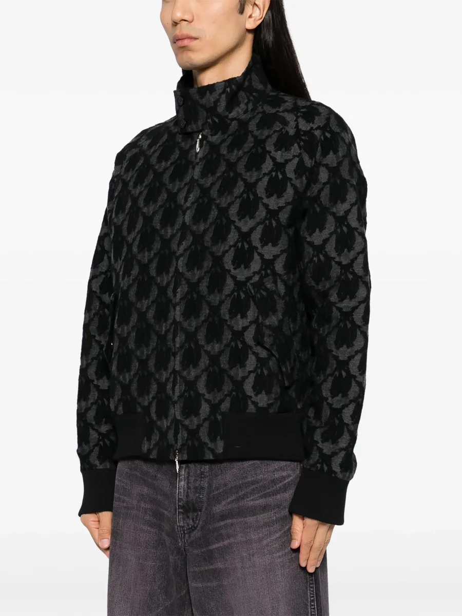 Bat Jacquard Drizzler jacket 6