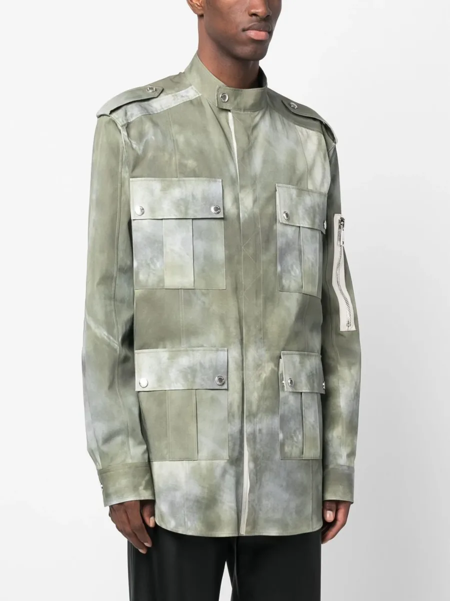faded-effect military jacket 6