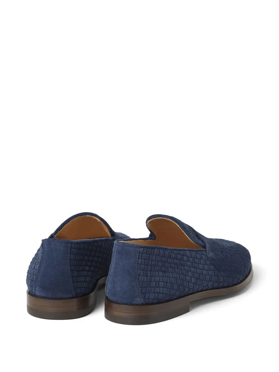 woven suede loafers 6