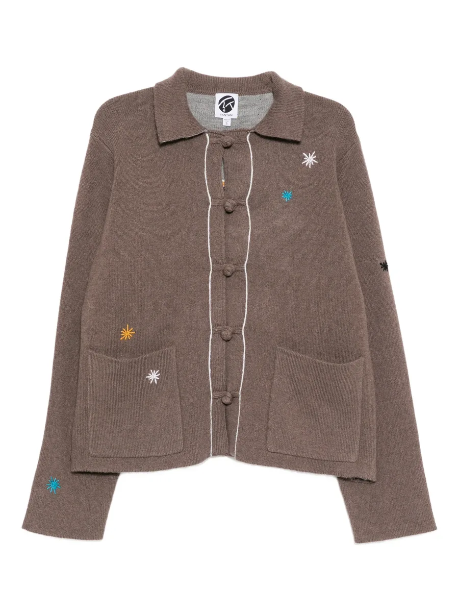 horse-embroidered cardigan 2