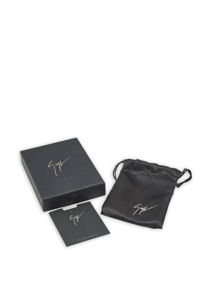 croc-embossed leather cardholder 9