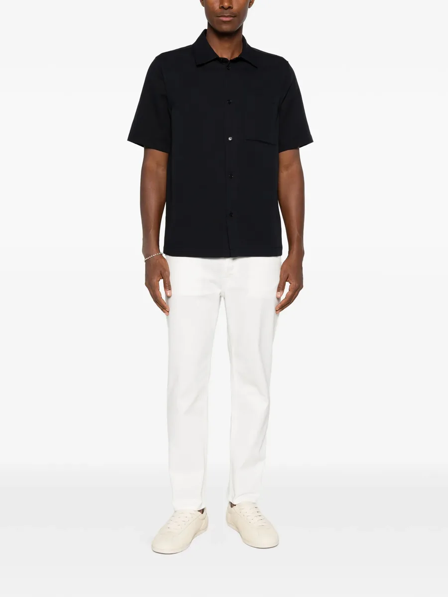short-sleeve patch-pocket shirt 3