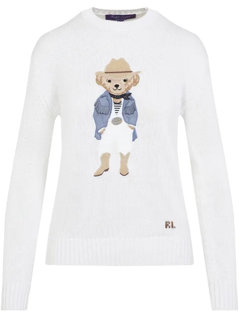 джемпер с аппликацией Polo Bear