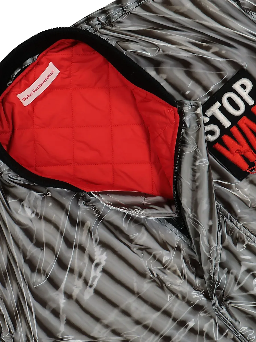 logo-patch bomber jacket 6
