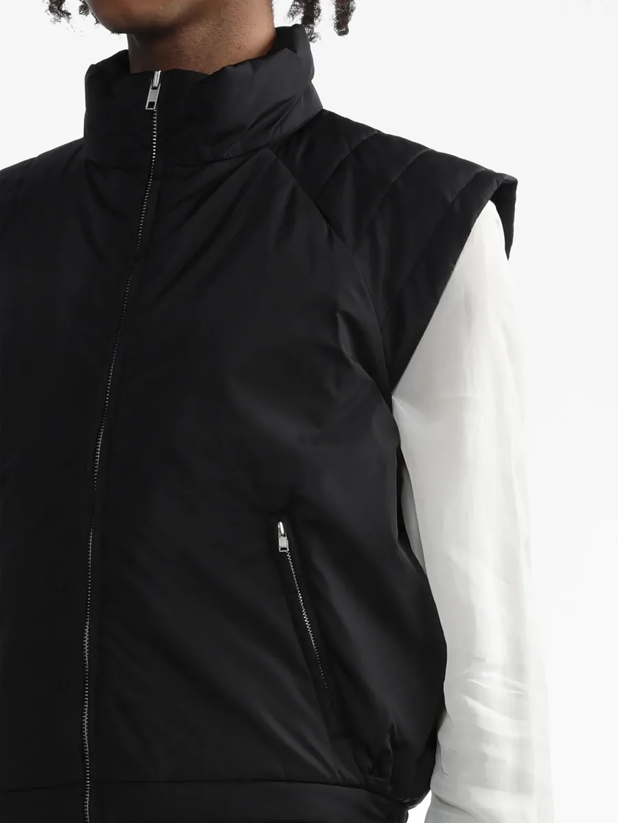 cap-sleeved zipped gilet 9