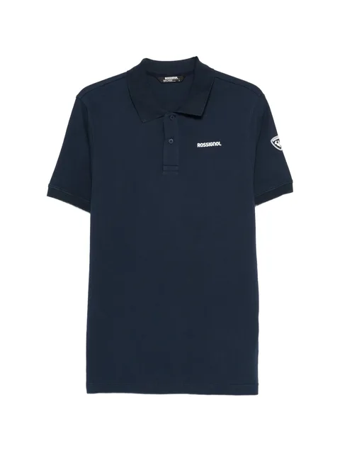 logo-detail polo shirt