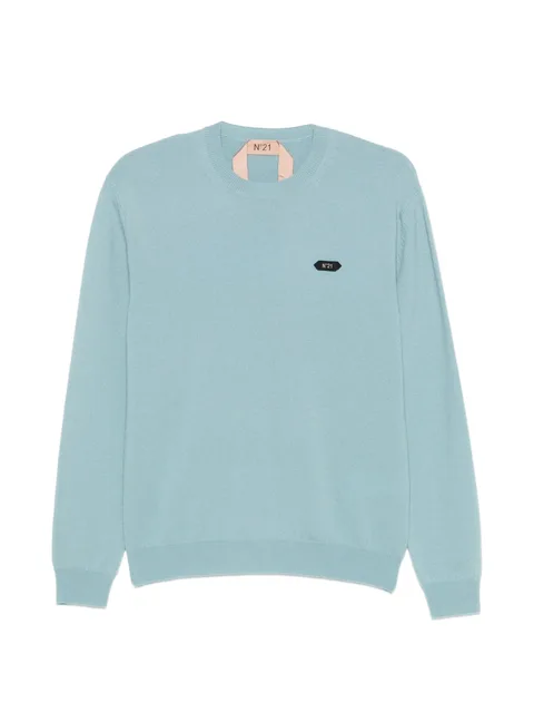 logo-patch sweater