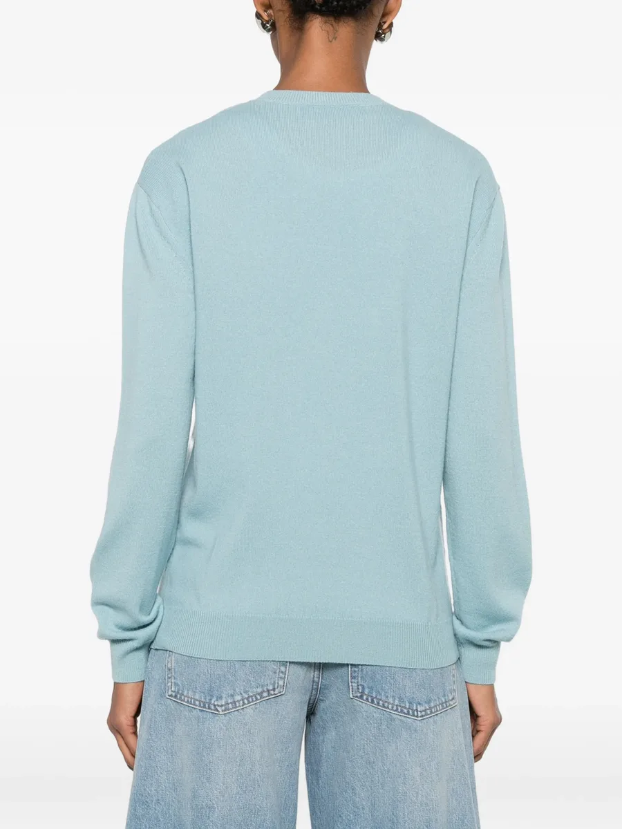logo-patch sweater 8