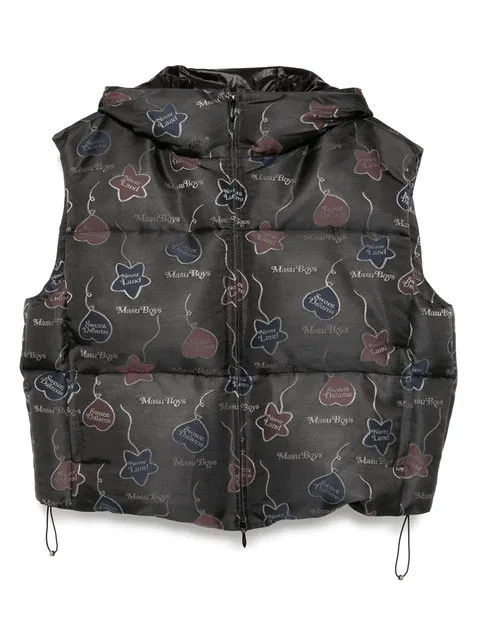 Falling Balloon Down vest jacket