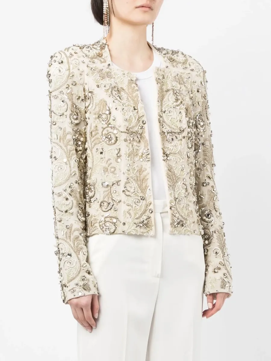 baroque-embellished cardigan 6