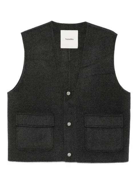 cropped gilet