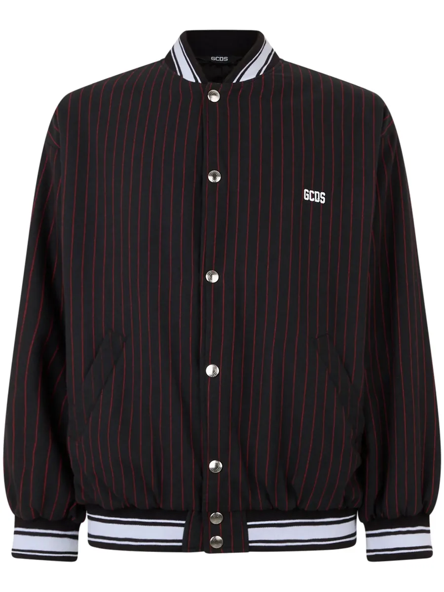 Pinstripe Clown bomber jacket 1