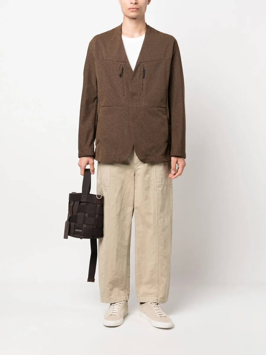 V-neck long-sleeve jacket 4