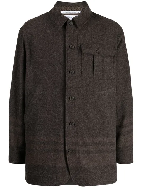 classic-collar button-up jacket