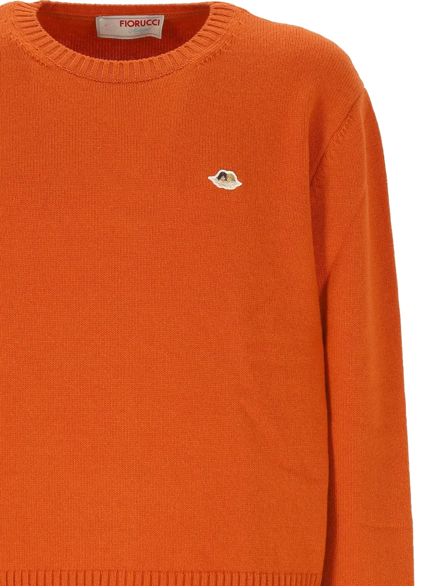 logo-appliqué sweater 6