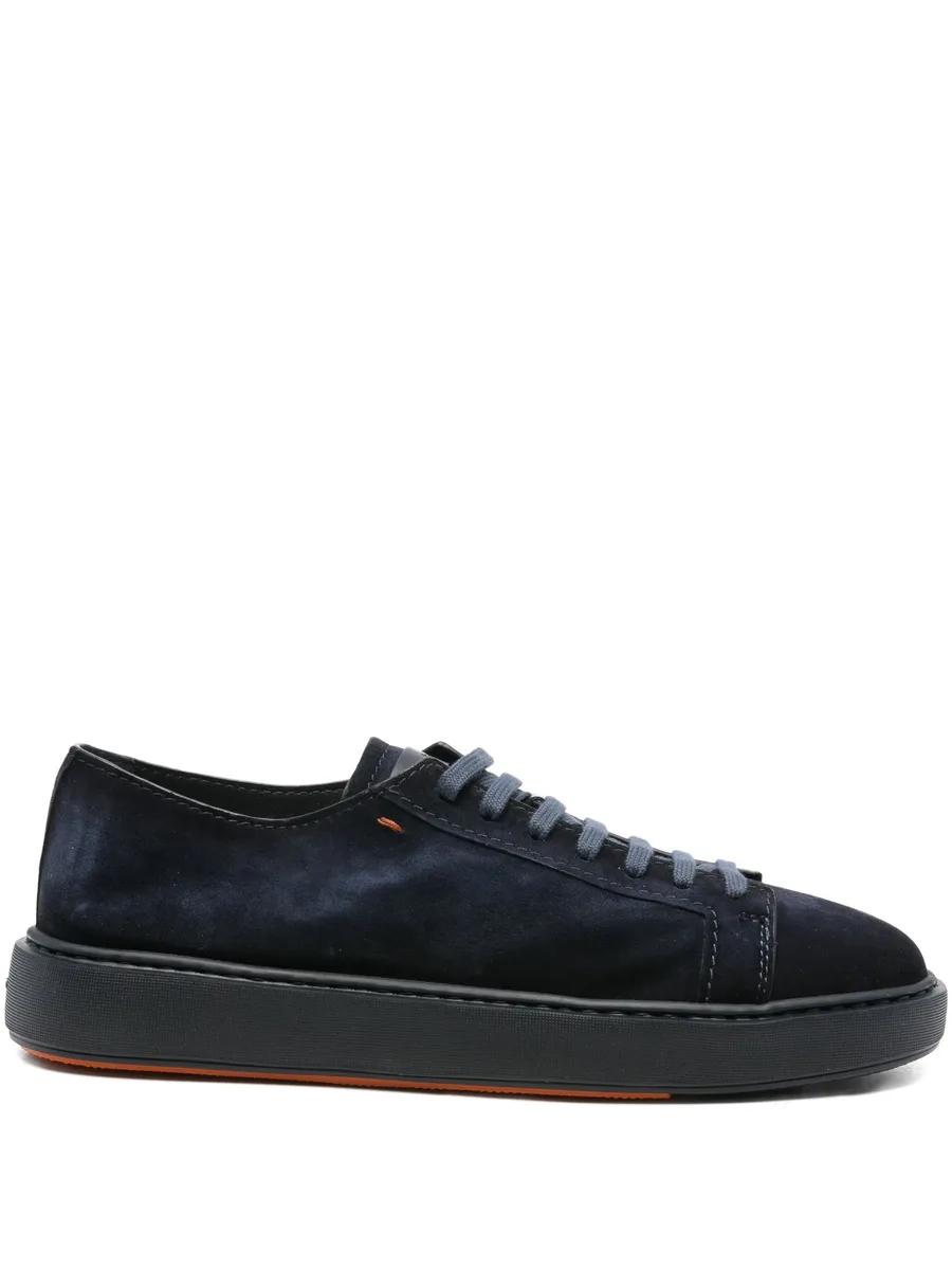 suede lace-up sneakers 2