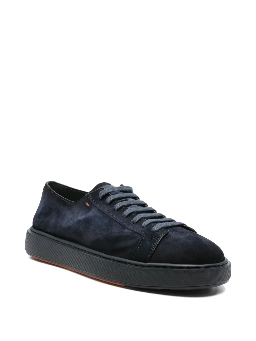 suede lace-up sneakers 3