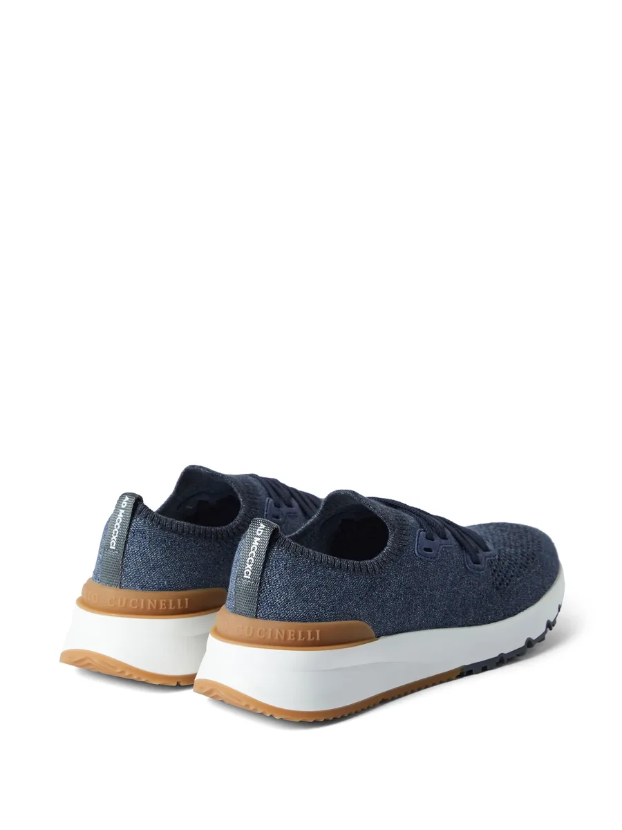 knitted lace-up sneakers 6