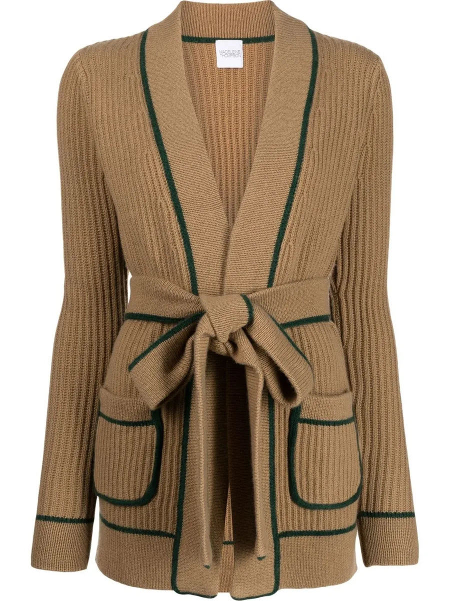 Clover ribbed-knit cardigan 2