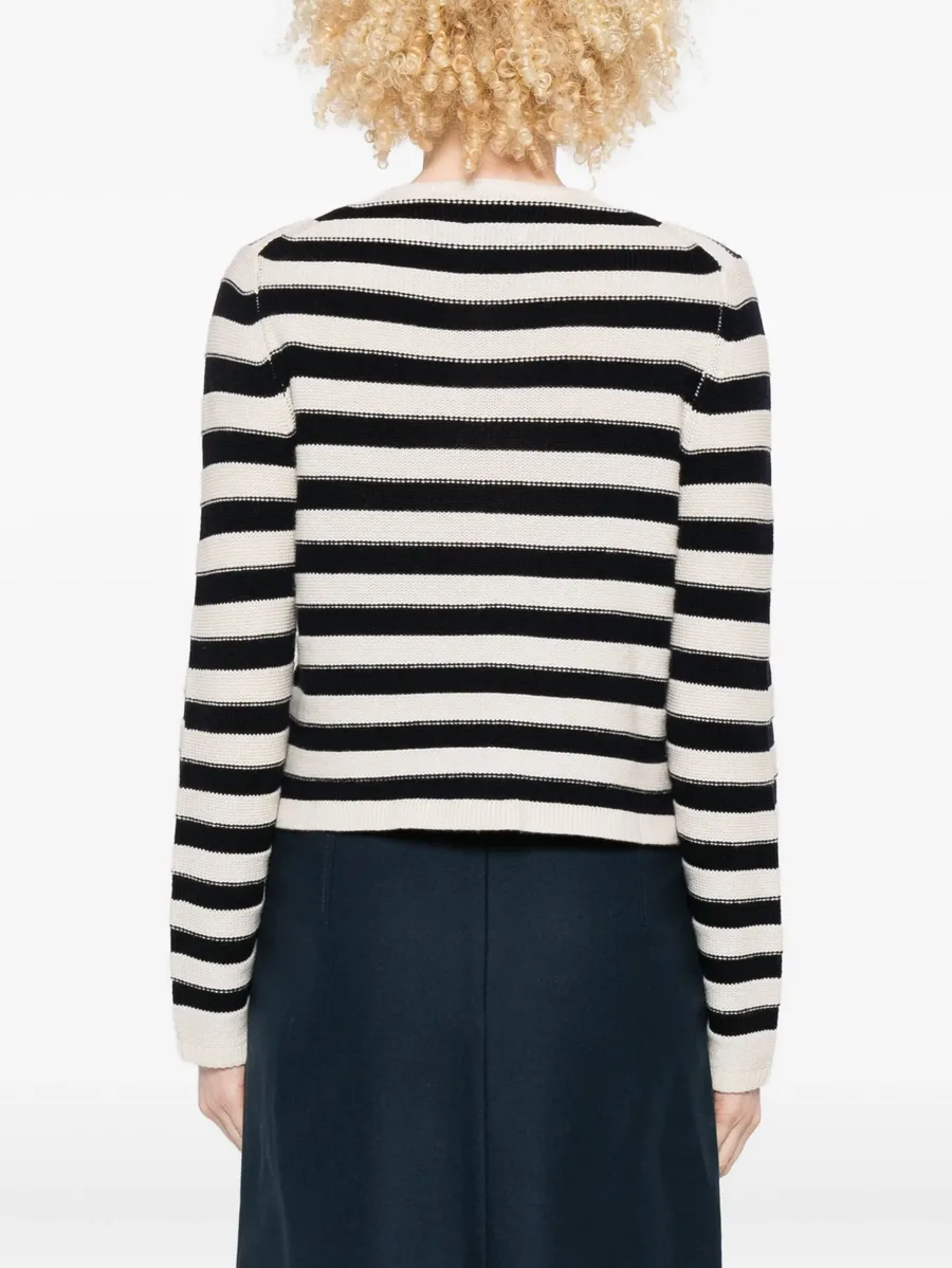 striped button cardigan 8