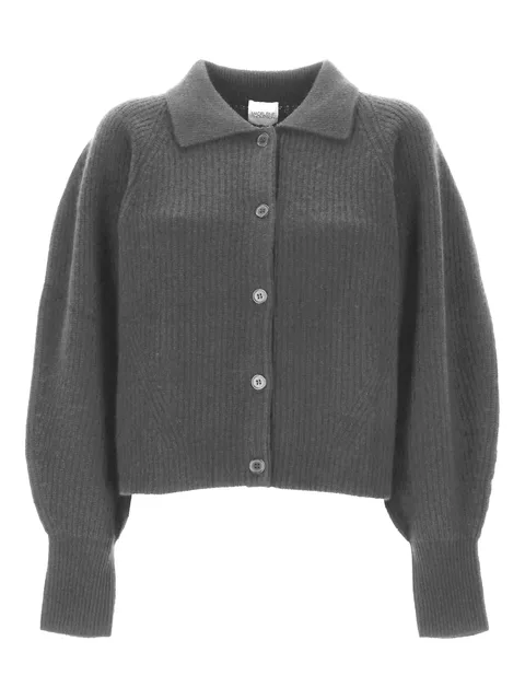 wool blend cardigan