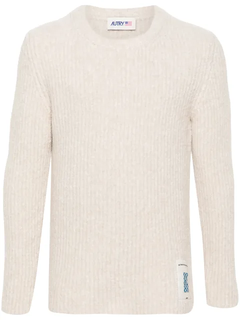 fisherman-knit sweater