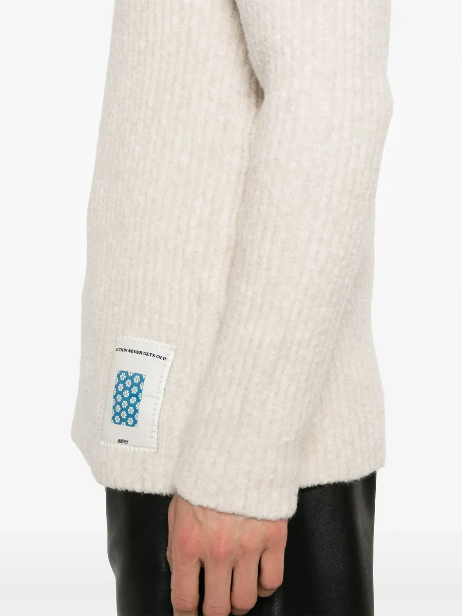 fisherman-knit sweater 10