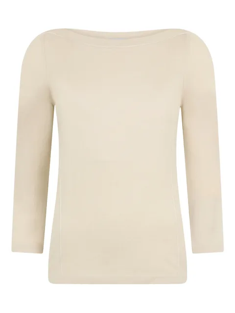boat-neck sweater