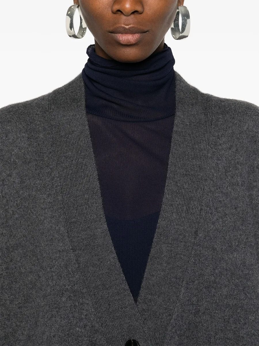 V-neck wool cardigan 10