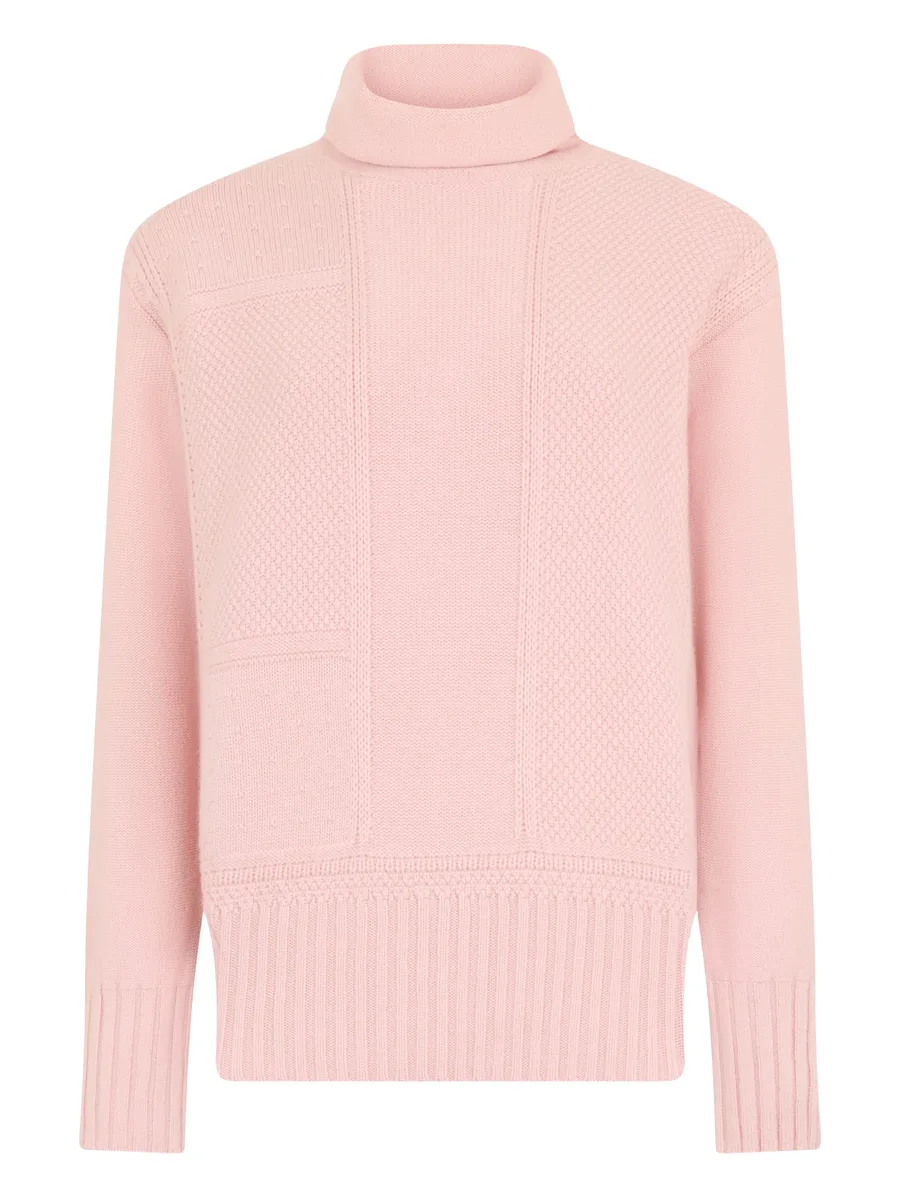 textured turtleneck sweater 2