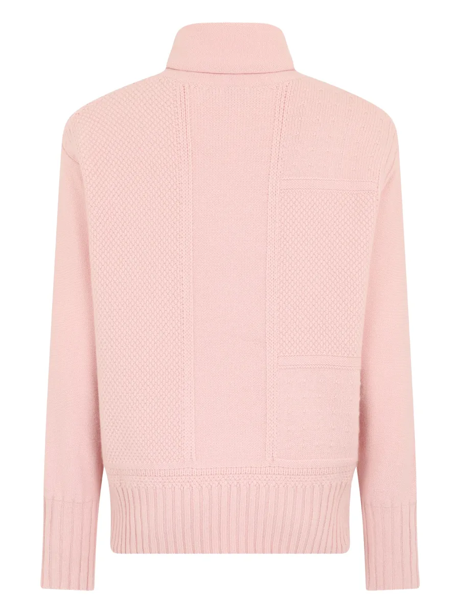 textured turtleneck sweater 4