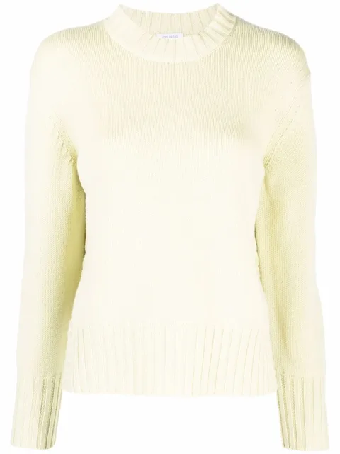 ribbed edge  cashmere jumper